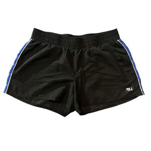 Everlast Black‎ & Blue Women's Athletic Shorts Size Medium
